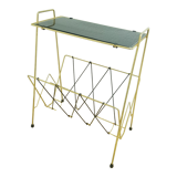 Side table with magazine rack