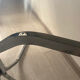Round table smoked glass chrome legs 1970