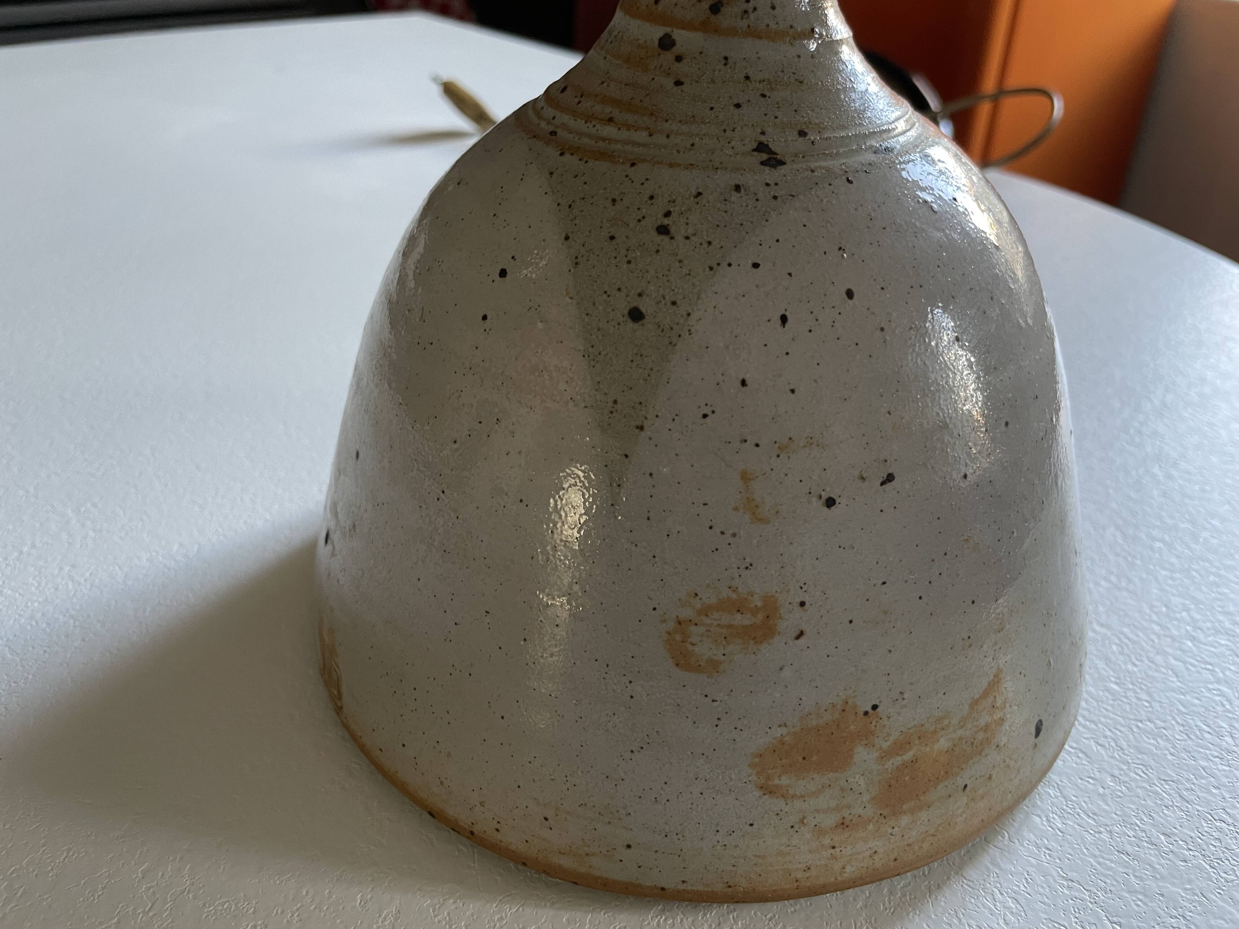 70s ceramic lamp