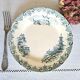Mismatched antique ironstone earthenware plates