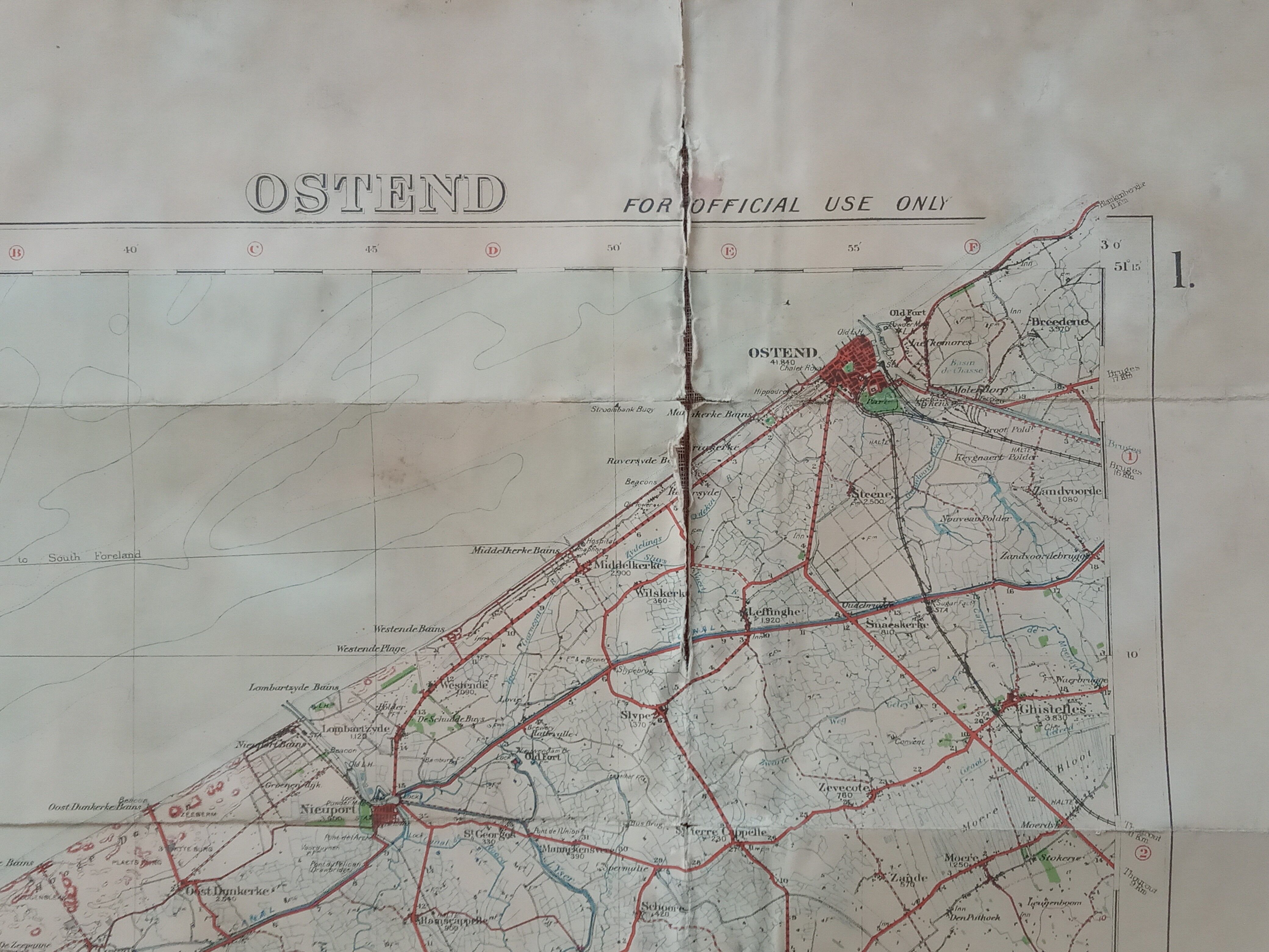 Ostend 1911's eye-watering map