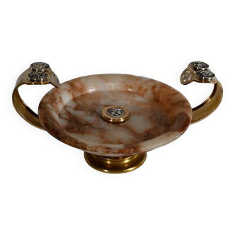Alabaster and Bronze Cup, Ancient Inspiration – Late nineteenth