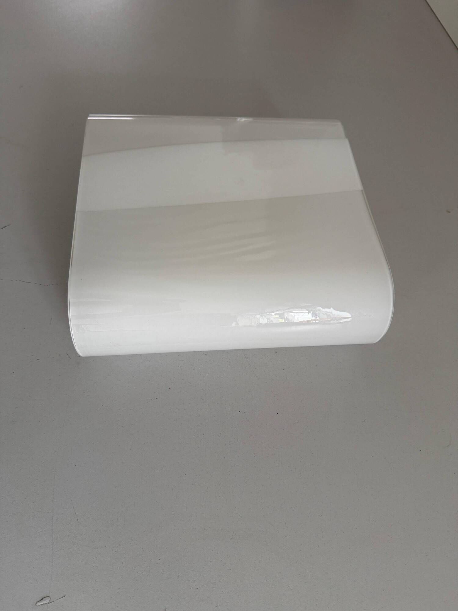 Simple wall lamp in heavy Murano glass from the mid-century, 1960, Italy.