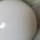 White ceramic hand wall lamp