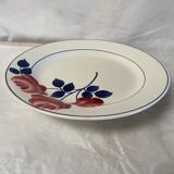 Plat à gâteaux vintage HBCM Rose rouge
