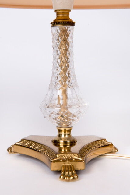 Pair of bronze bedside lamps
