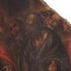 Ancient painting on a religious subject, oil on canvas, Italy 17th century.