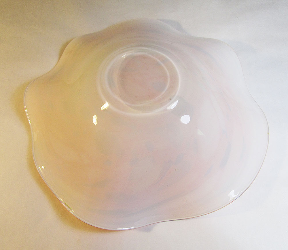 Colorful opaline bowl