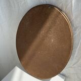 Miroir ovale doré classique 42x32
