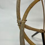 Vintage rattan chair by Dirk van Sliedregt Rohe Noordwolde 1960 in the Netherlands