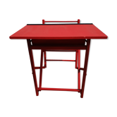 Folding children's desk made of painted wood