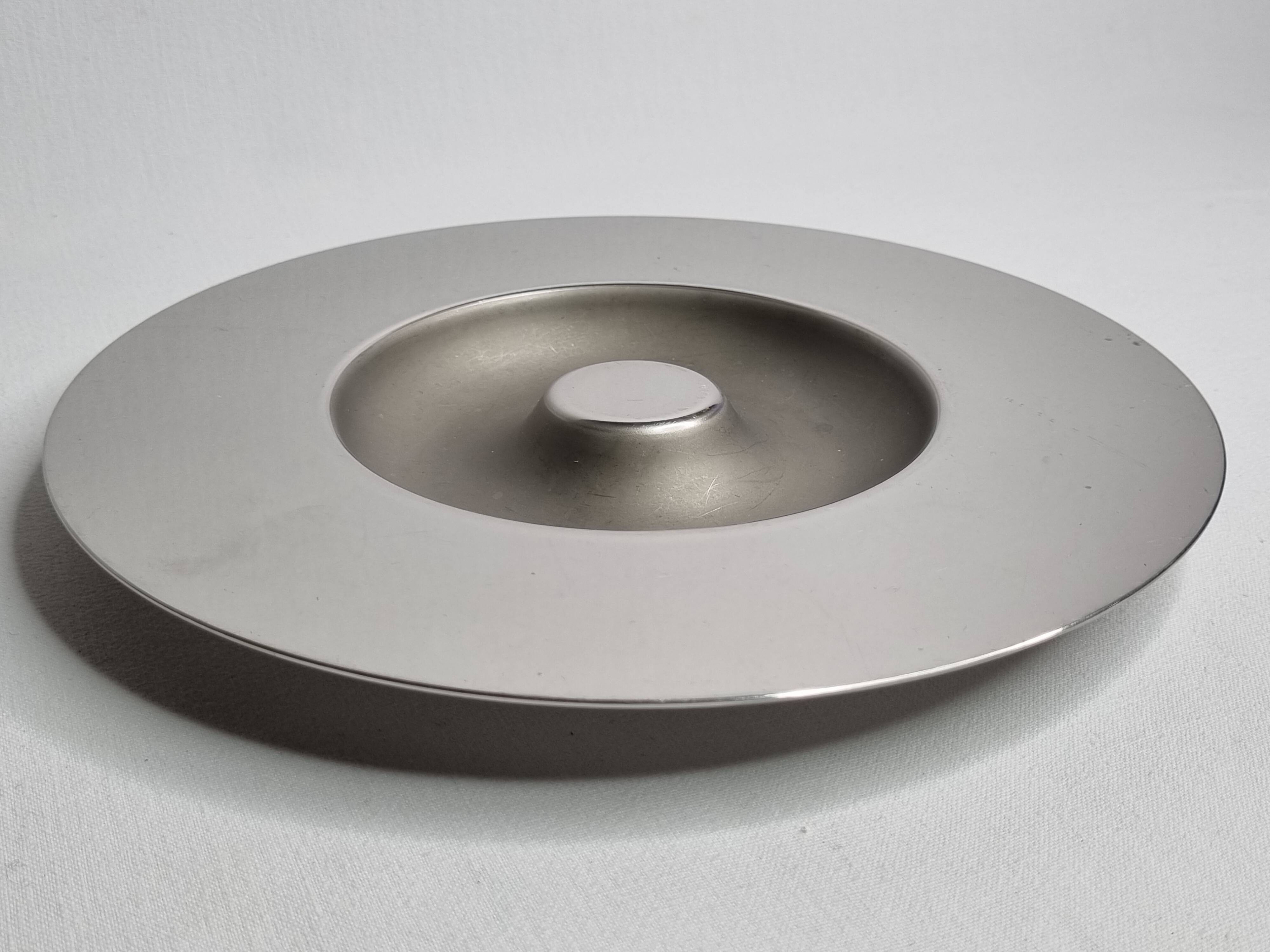 Pocket tray Italian design from the 80s, Velca Legnano Milano, 24 cm