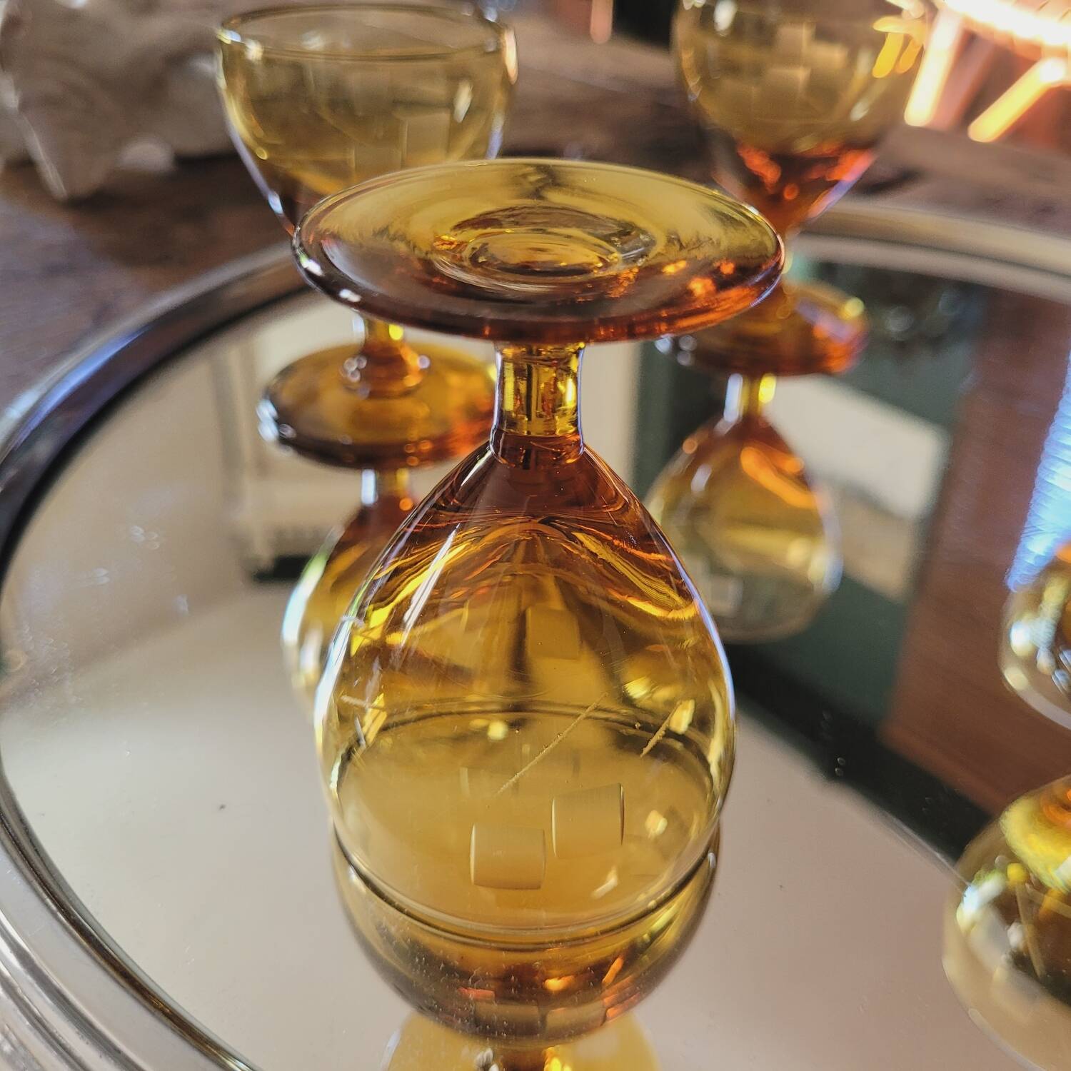 5 liqueur glasses, Porto, vintage 60s