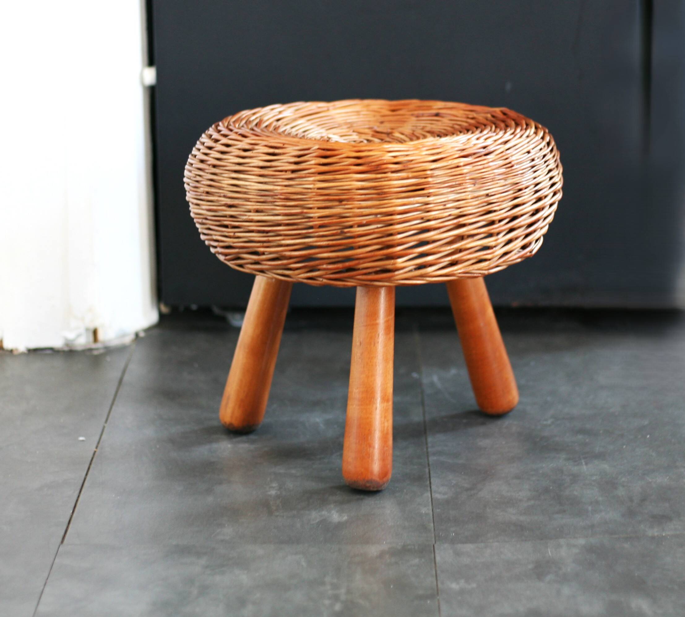 Tony Paul stool, 1950s, USA, vintage design