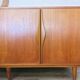 Vintage teak row