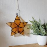 Villeroy&Boch mother-of-pearl and brass star candle holder