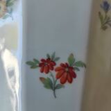 Porcelain sugar bowl with floral decoration