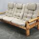 Yngve Ekström Dymling Three-Seater Pine Sofa for Swedese, 1970s