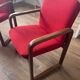 Vintage red armchairs