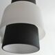 Suspension Louis Kalff chandelier metal opaline 50s