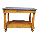 Empire console with columns