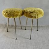 Pair of Pelfran tripod stools
