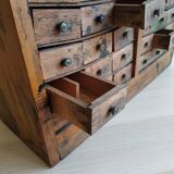 Small craft furniture, 60 drawers, circa 1950