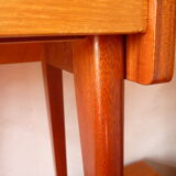Scandinavian wooden bedside table