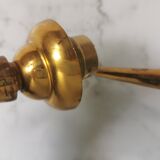 Pair of brass hand flare appliques