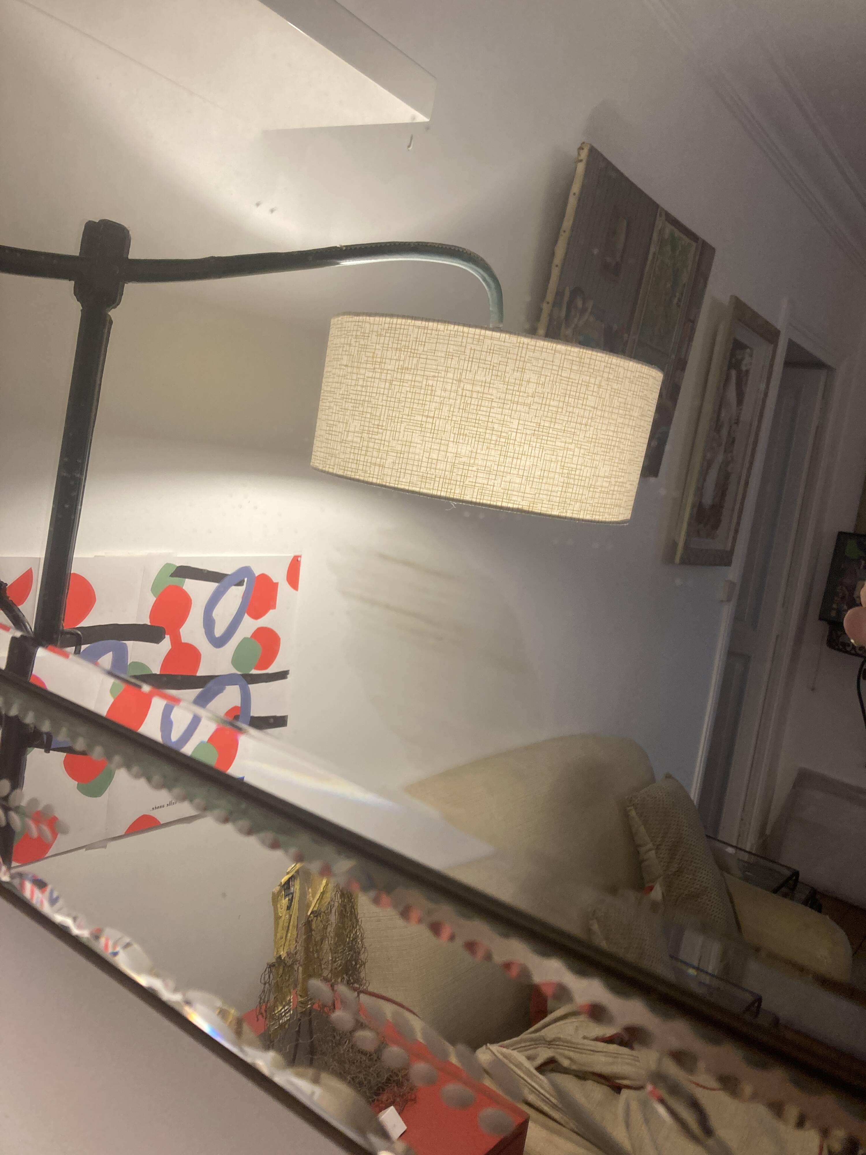 Venetian mirror with a close frame from the 1950s