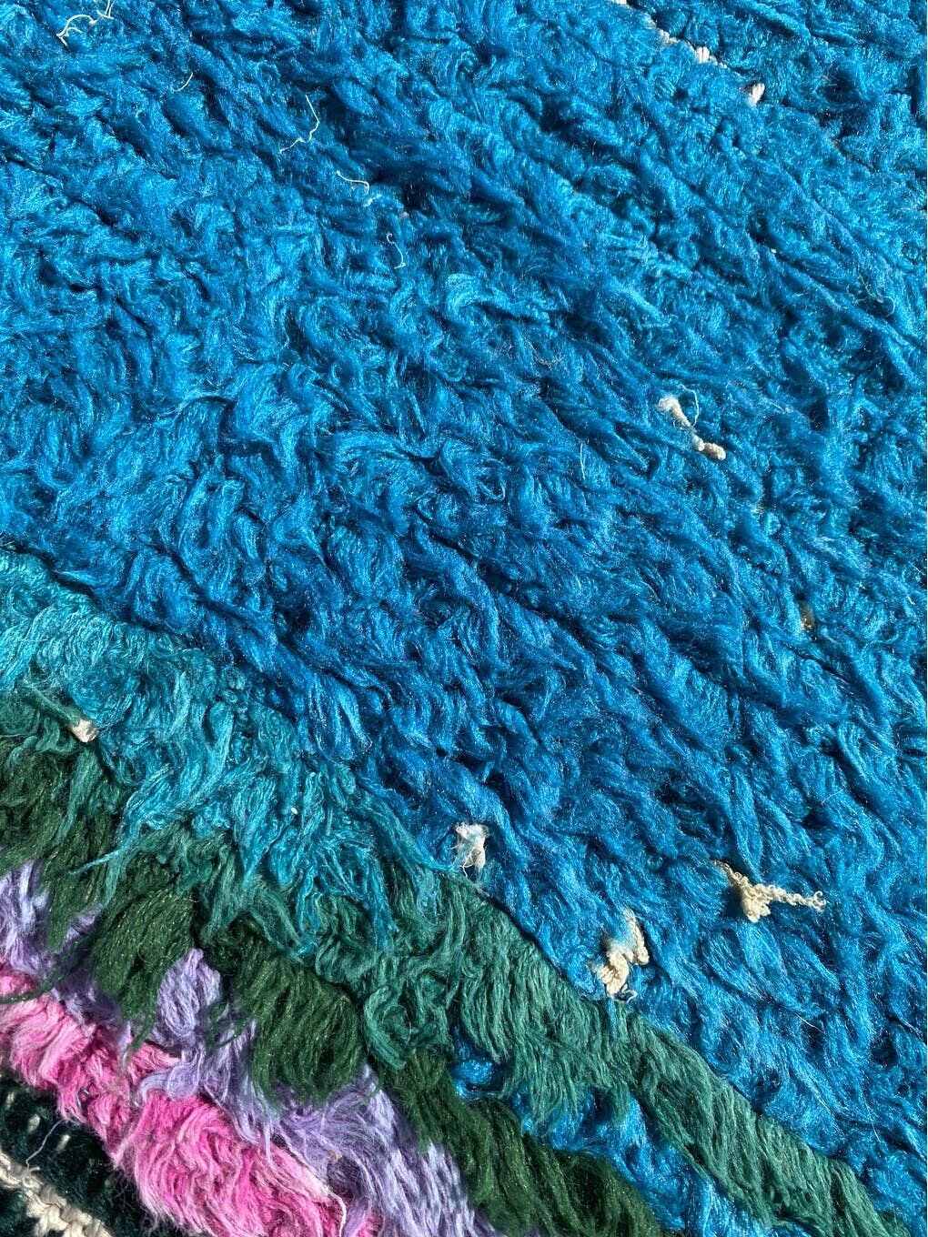 Carpet berbere boucherouite 90×240 cm