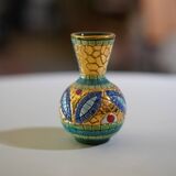 Vase gilded with fine gold