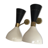 Wall lamp in the style of Italian creations of the 50s