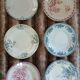 9 assiettes creuses anciennes dépareillées 