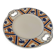 Moulin des Loups openwork dish, "Canada" model – blue and orange Imari decoration