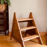 Closed staircase from the mid-20th century, mortise joints