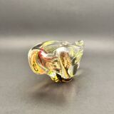 Art Glass Ashtray attributed to Josef Rozinek for Novy Bor, 1960s