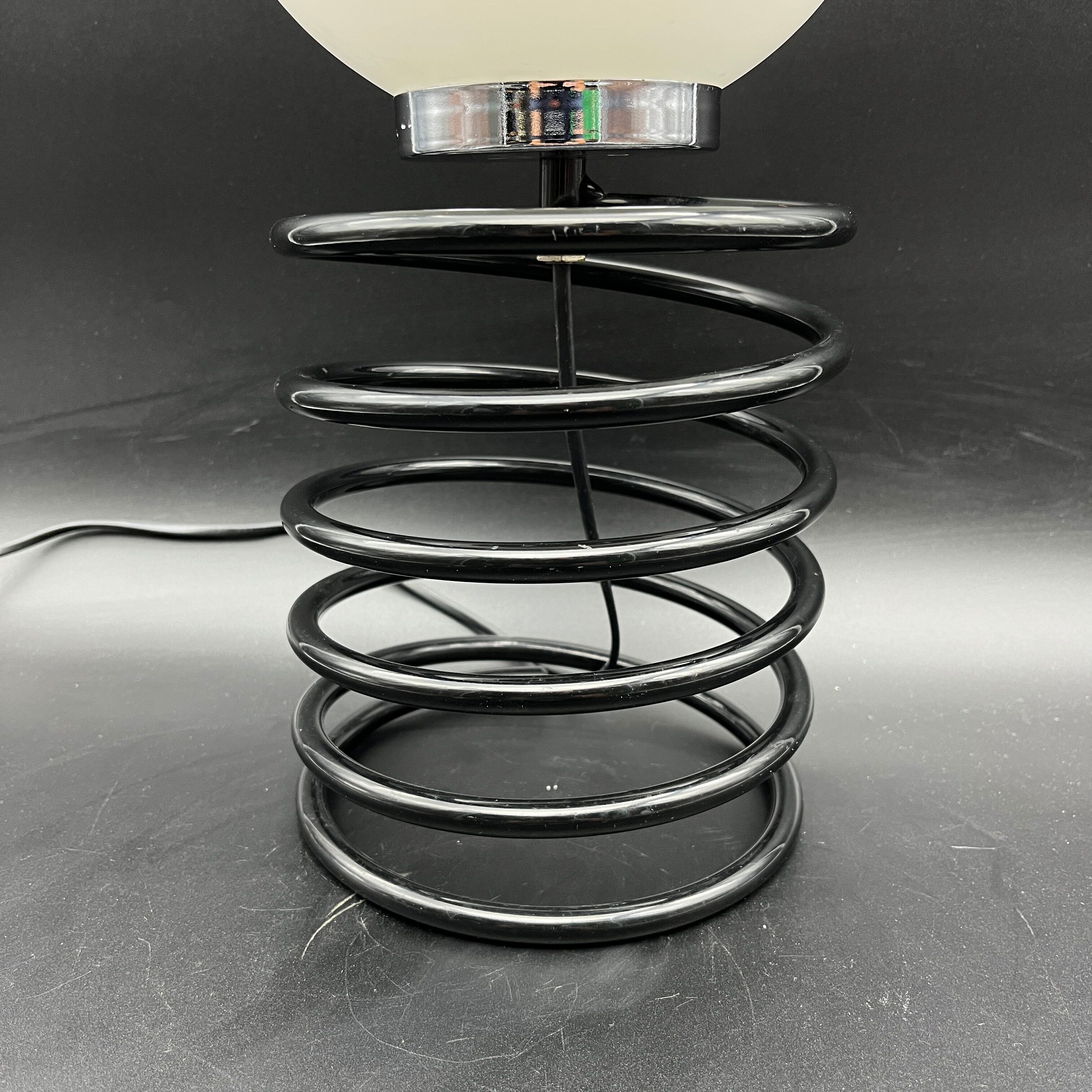 Vintage spring lamp black