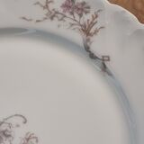 Set of eight Limoges porcelain plates