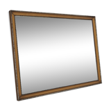 Antique mirror with wood frame