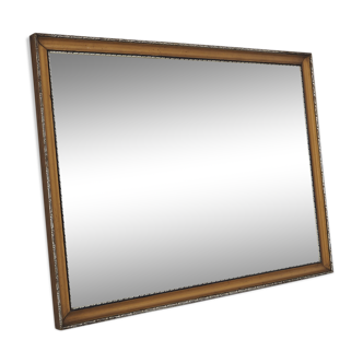 Miroir antique avec cadre en bois