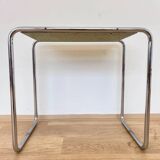 Table gigogne ou d'appoint chromée de style Bauhaus, conçue par Marcel Breuer pour Mucke Melder, années 1930