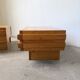 Paire de chevets en orme Maison Regain