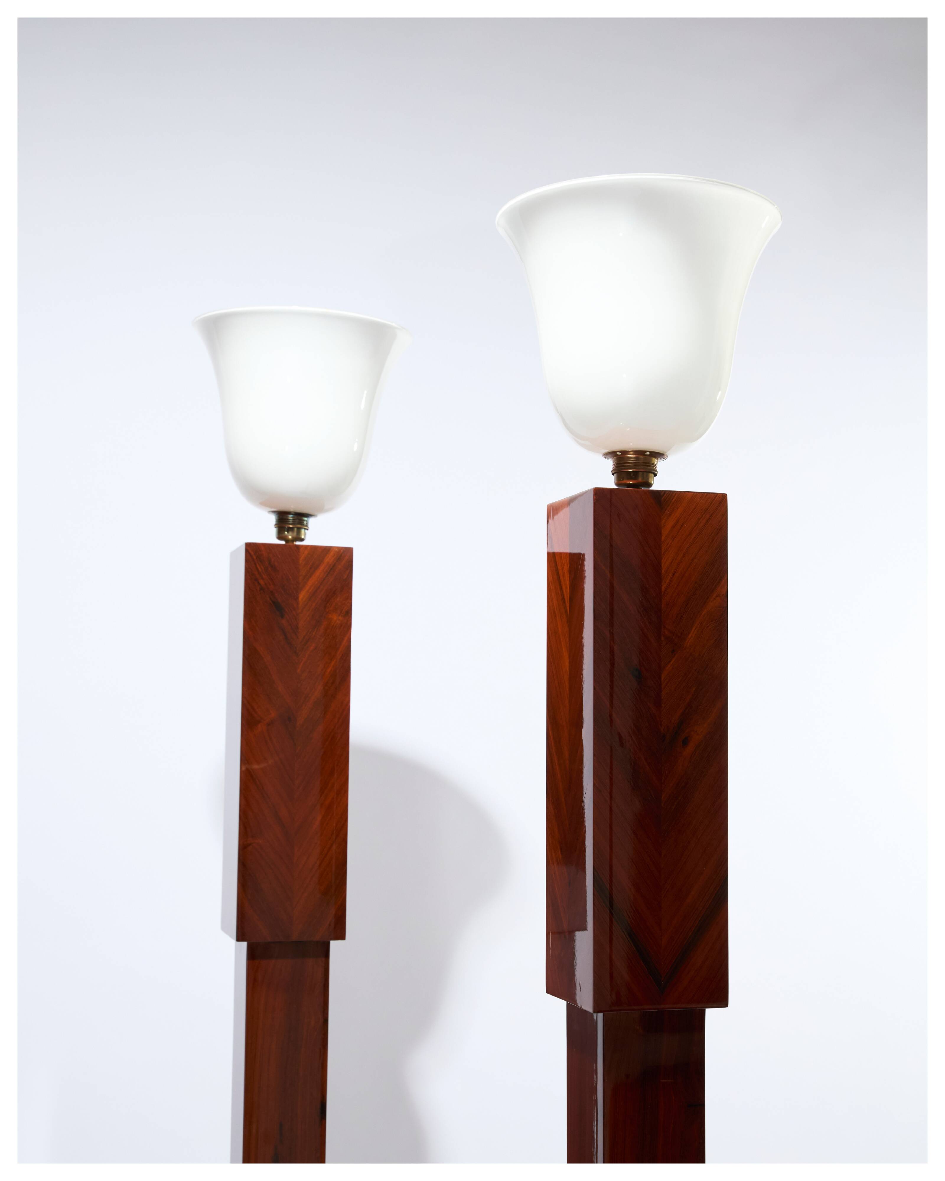 Pair of large floor lamps - Art Deco period