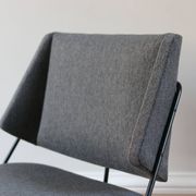 Series of 6 vintage modernist chairs Raphael Raffel, 1950s