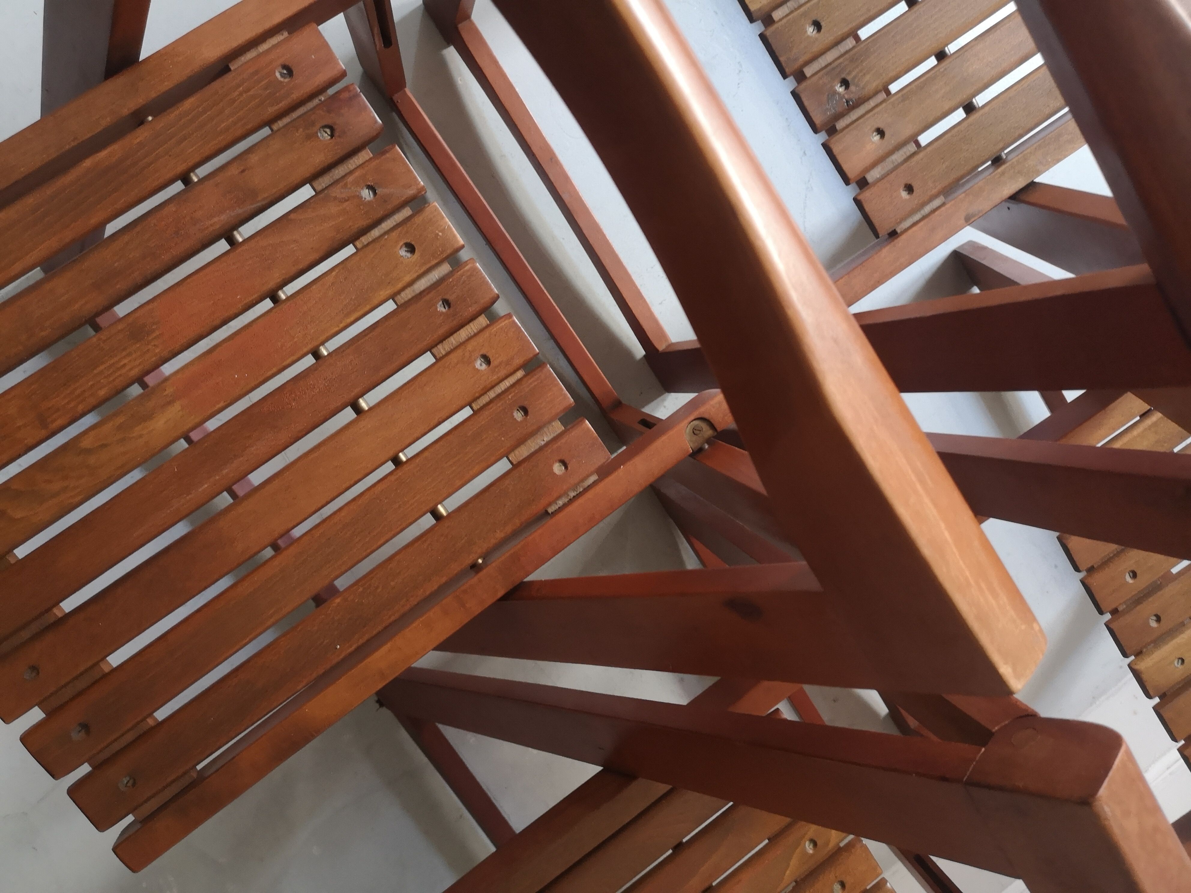 Set de 4 chaises pliantes par Aldo Jacober pour Alberti Bazzani, 1970