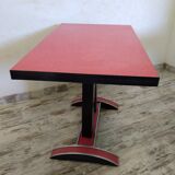 Red bistro table 50s