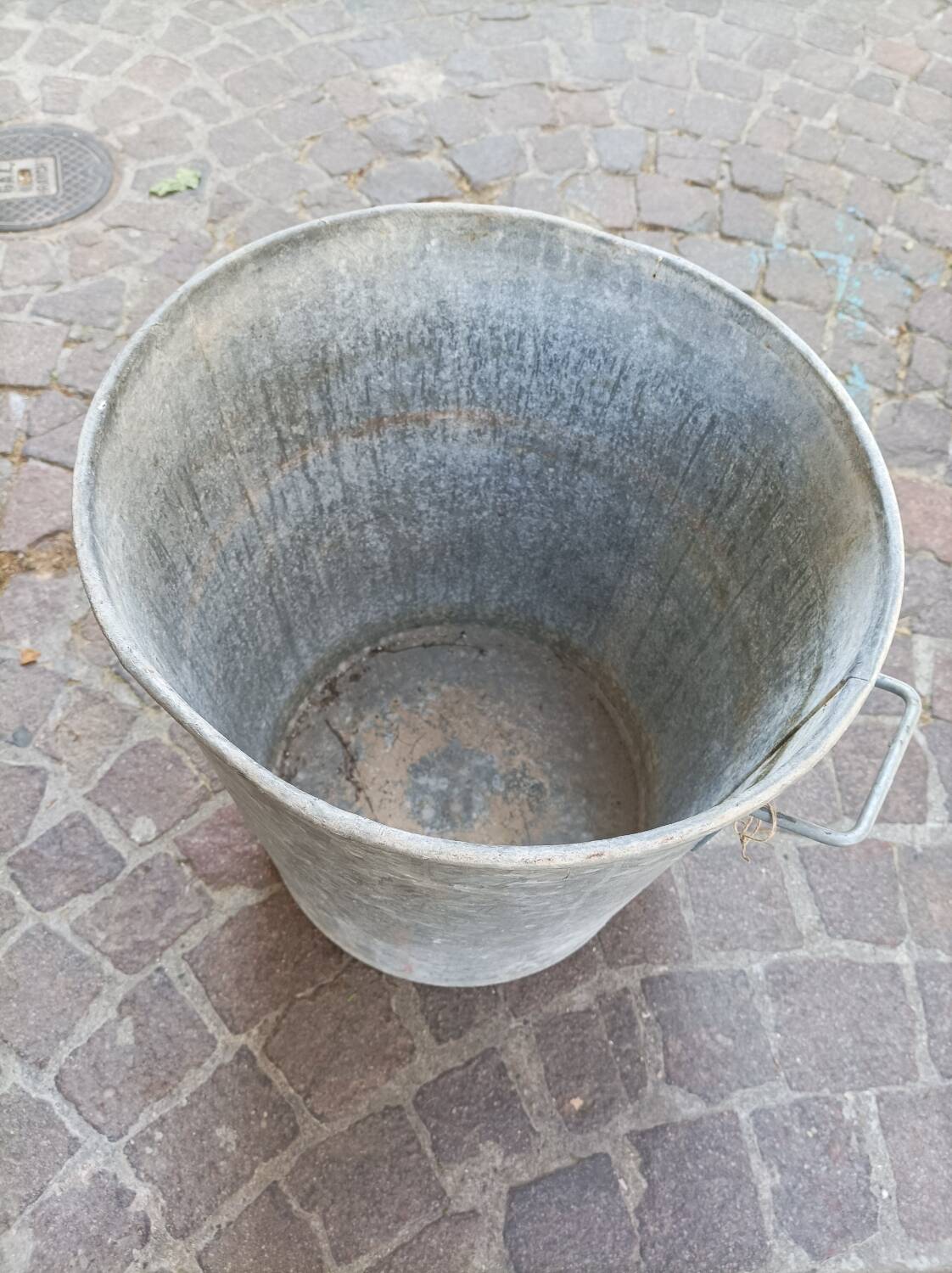 Large zinc bucket