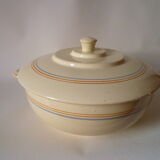 Art deco earthenware dish or soup tureen