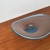 Art glass bowl from the Mid-Century Danish Thule series by Per Lütken for Holmegaard, 1960s.